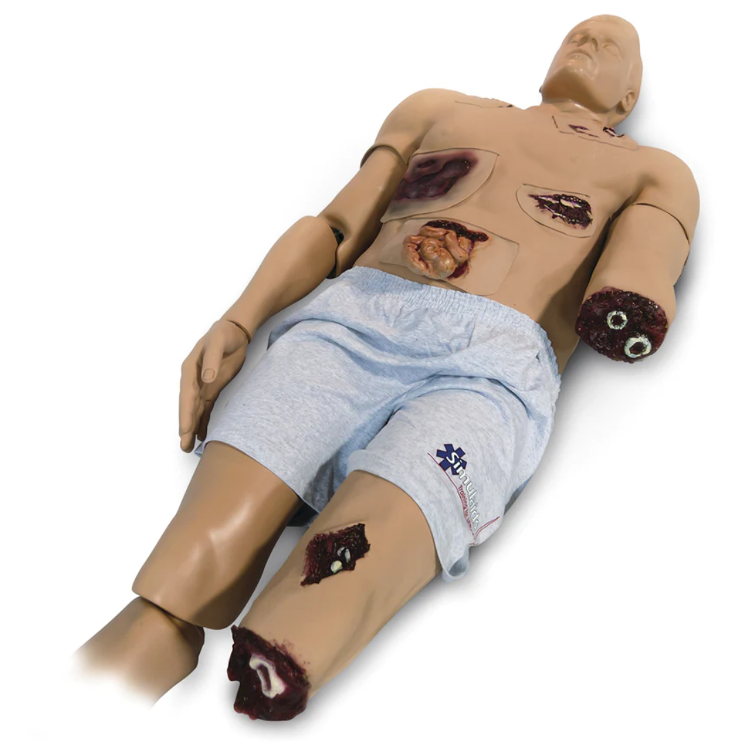 Trauma Randy Flash Moulage Overlay - Nasco